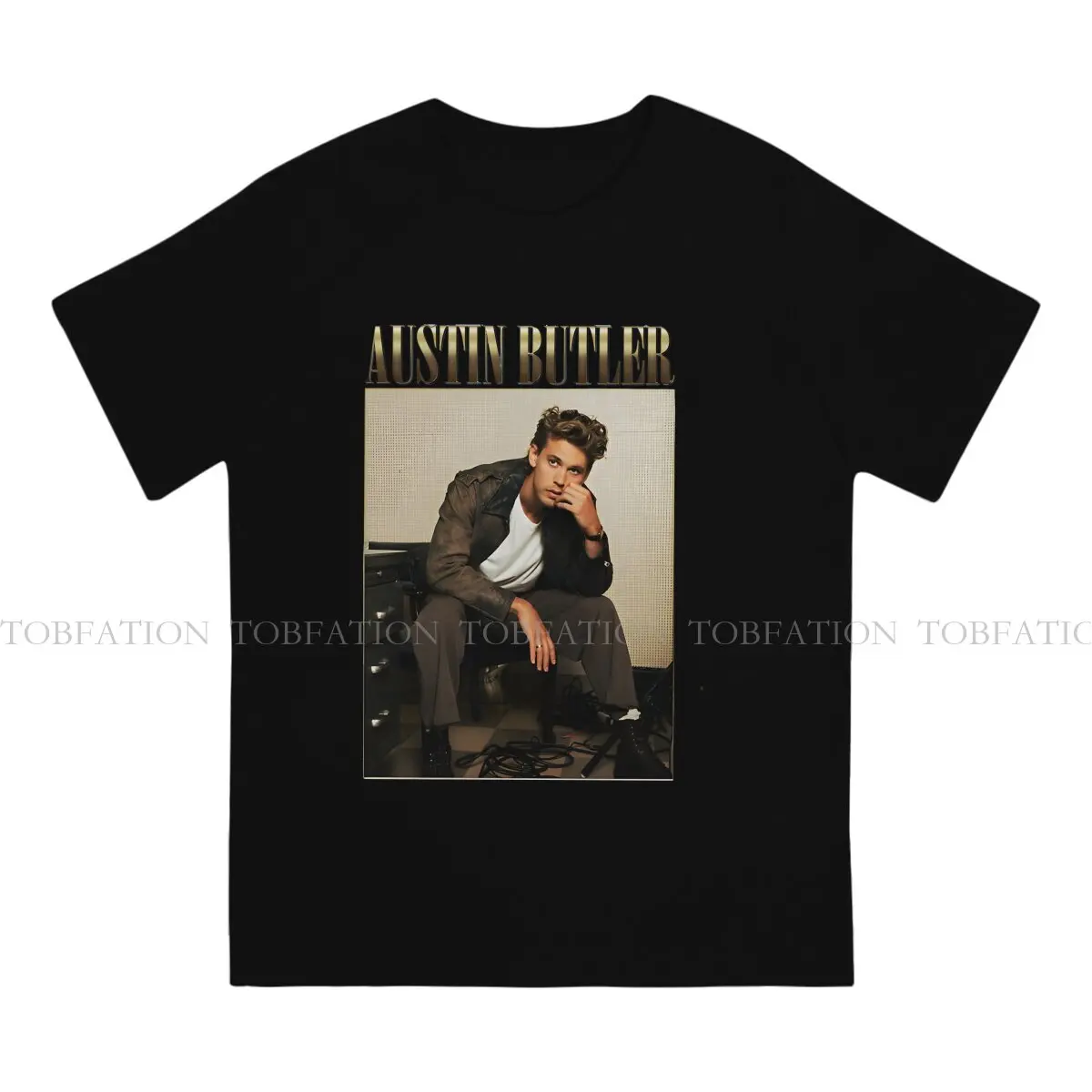 Austin Butler Crewneck TShirts Gentleman Personalize Men's T Shirt New Trend 6XL