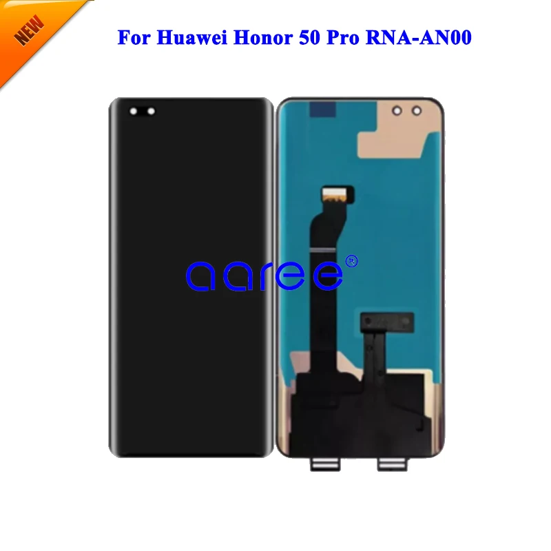 AMOLED LCD Display For Huawei Honor 50 Pro LCD For Huawei Honor 50 Pro RNA-AN00 Display LCD Screen Touch Digitizer Assembly