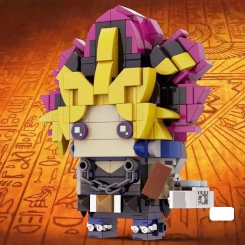 

ABS Plastic Yugi Muto BRICKHEADZ Mini Action Figure Building Blocks Toys