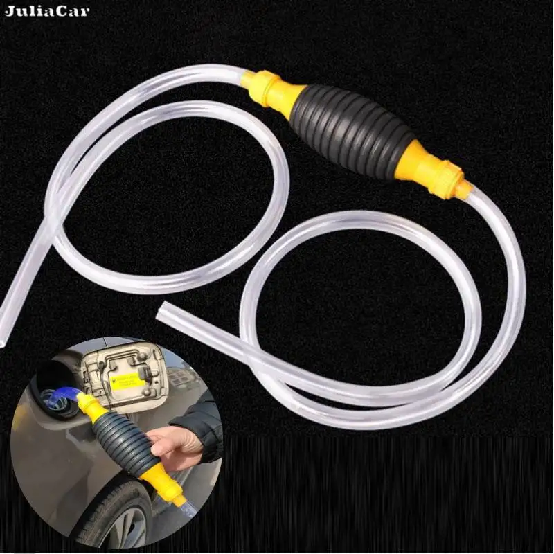 1pc Universal Car Portable Manual Fuel Pump Transfer Hand Primer for Gas Gasoline 60*232MM