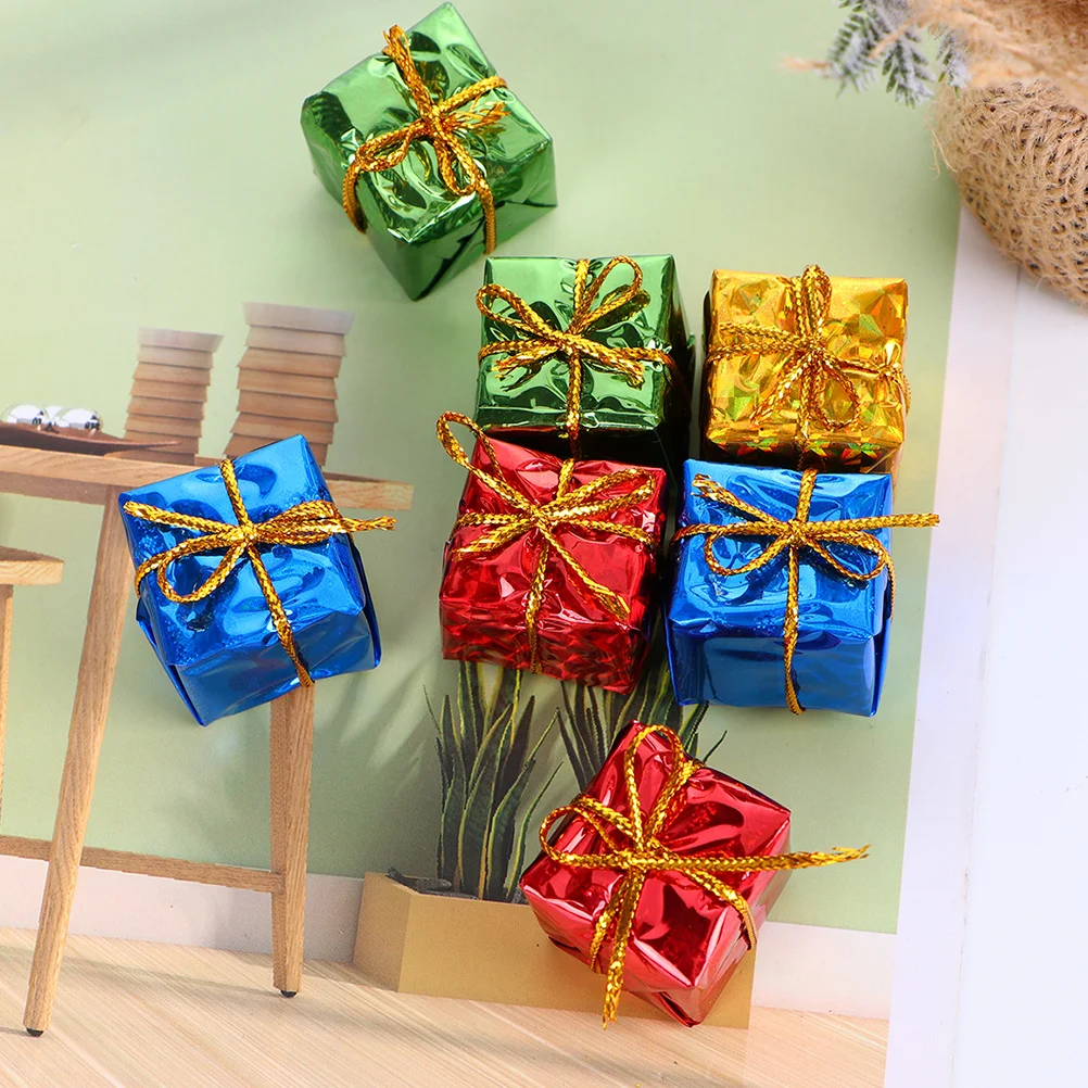 

36 Pcs Minature Tree Decorations Adorable Pendant Ornament Mini Ornaments Presents