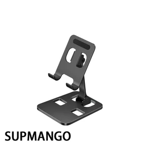 Tragbare Metall -Metall -Falttischunterstützung, Mobiltelefontabelle, fauler Tisch, universelle Mobilfunk- und Tablets -Klammer 10 Hauptverkaufsmetallic Support - №7