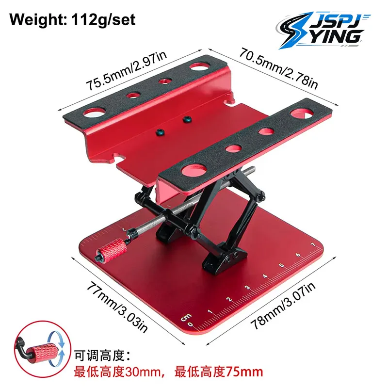 Adjustable Height RC Work Repair Stand OGRC, 1/18 & 1/24 Scale Crawler Service Station for SCX24 FCX24 AX24 TRX4M Hobby Tools