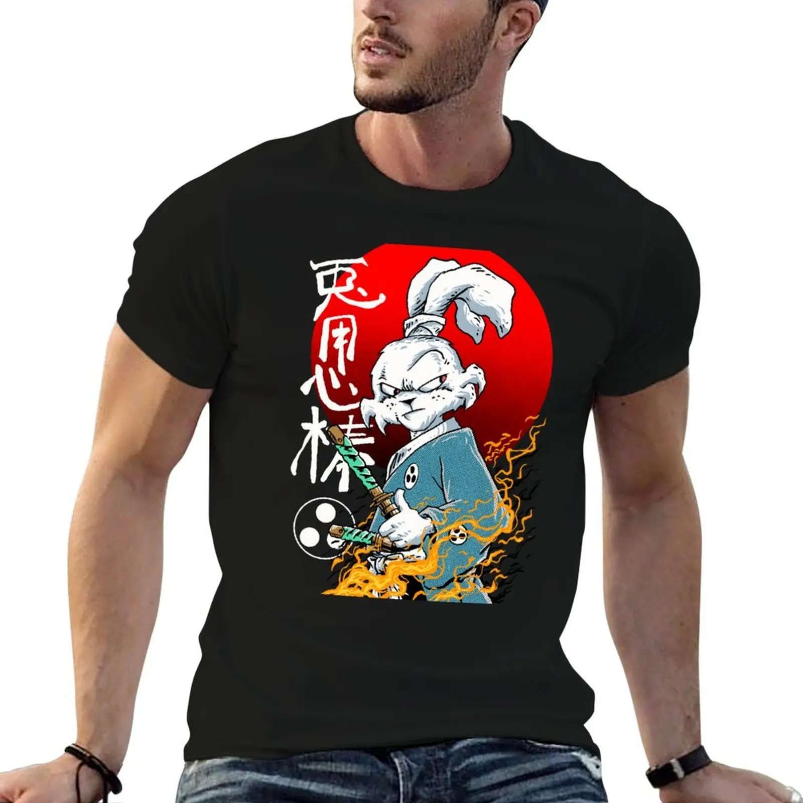 

usagi yojimbo T-Shirt men t shirt cotton 100% t shirts for man cotton funny T-Shirt