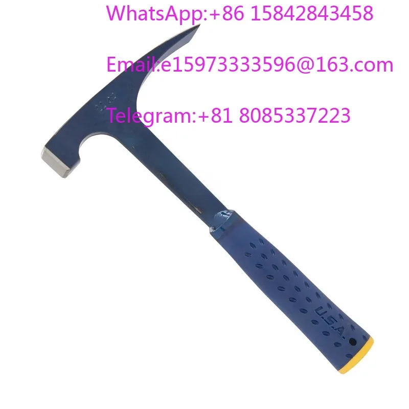 E6-22BLC Flat Head Geological Hammer Rock Prospecting Chisel Point Exploration Hand Tool