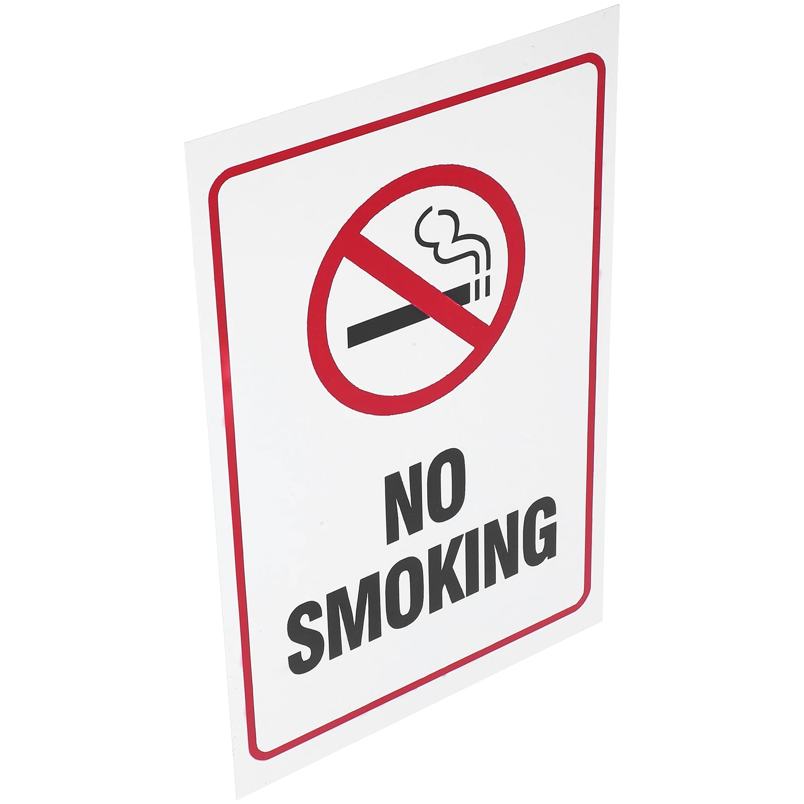 

No Smoking Signs Warning Sign for Home Hotel Room Business Cafe Adhesive High Quality Reflective Film Wear Resistant Rain Proof