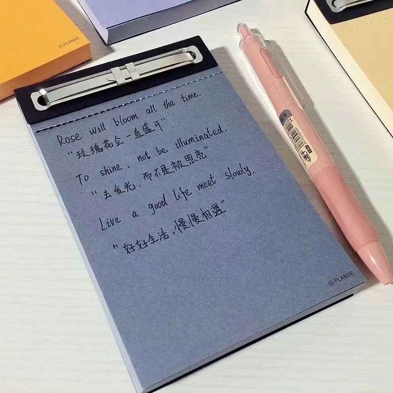 Memo pad American retro dapat robek sesuai dengan garis titik Non stick memo pad barang alat tulis jumlah besar untuk kantor sekolah