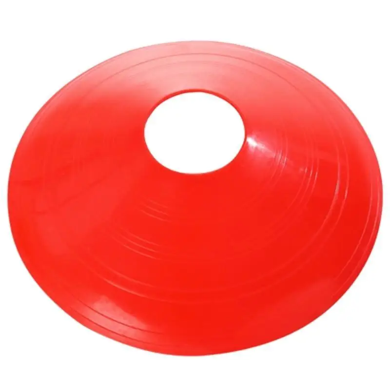 652F 20 Stuks Voetbal Disc Kegels Training Sport Kegels Agility Voetbal Kegels Met Plastic Beugel Voor Sportveld Kegels marker