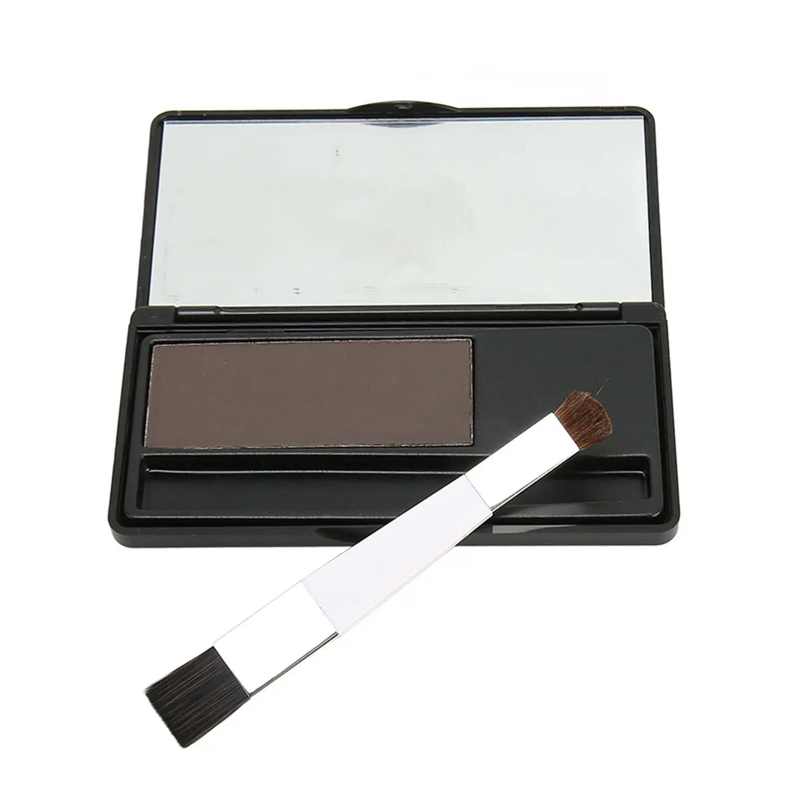 Long-Lasting Hairline Eyebrow Powder with Soft Brush & Mirror - Perfect Color Transition for Easy Application at Parties