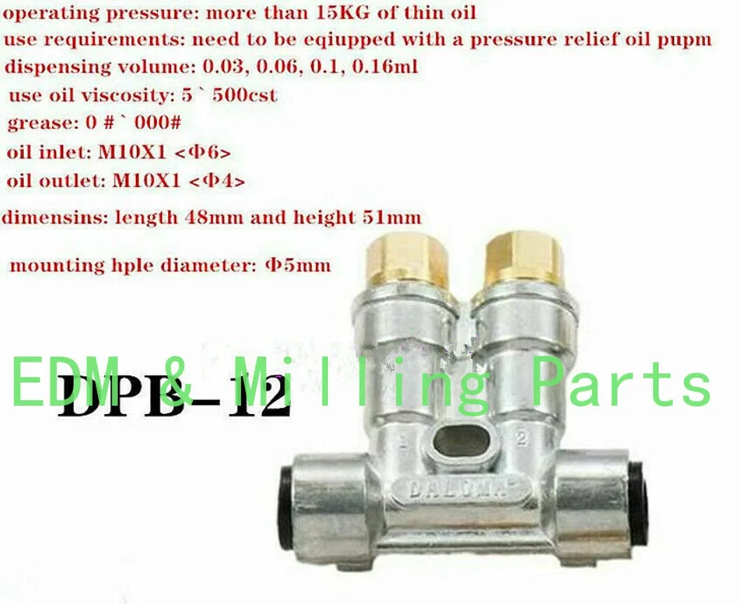 DALOMA المكبس المكبس العمل الحجمي النفط التصنيع باستخدام الحاسب الآلي Showa DPB-12 ~ DBP-110 0.03 0.06 0.1 0.16 مللي اختياري