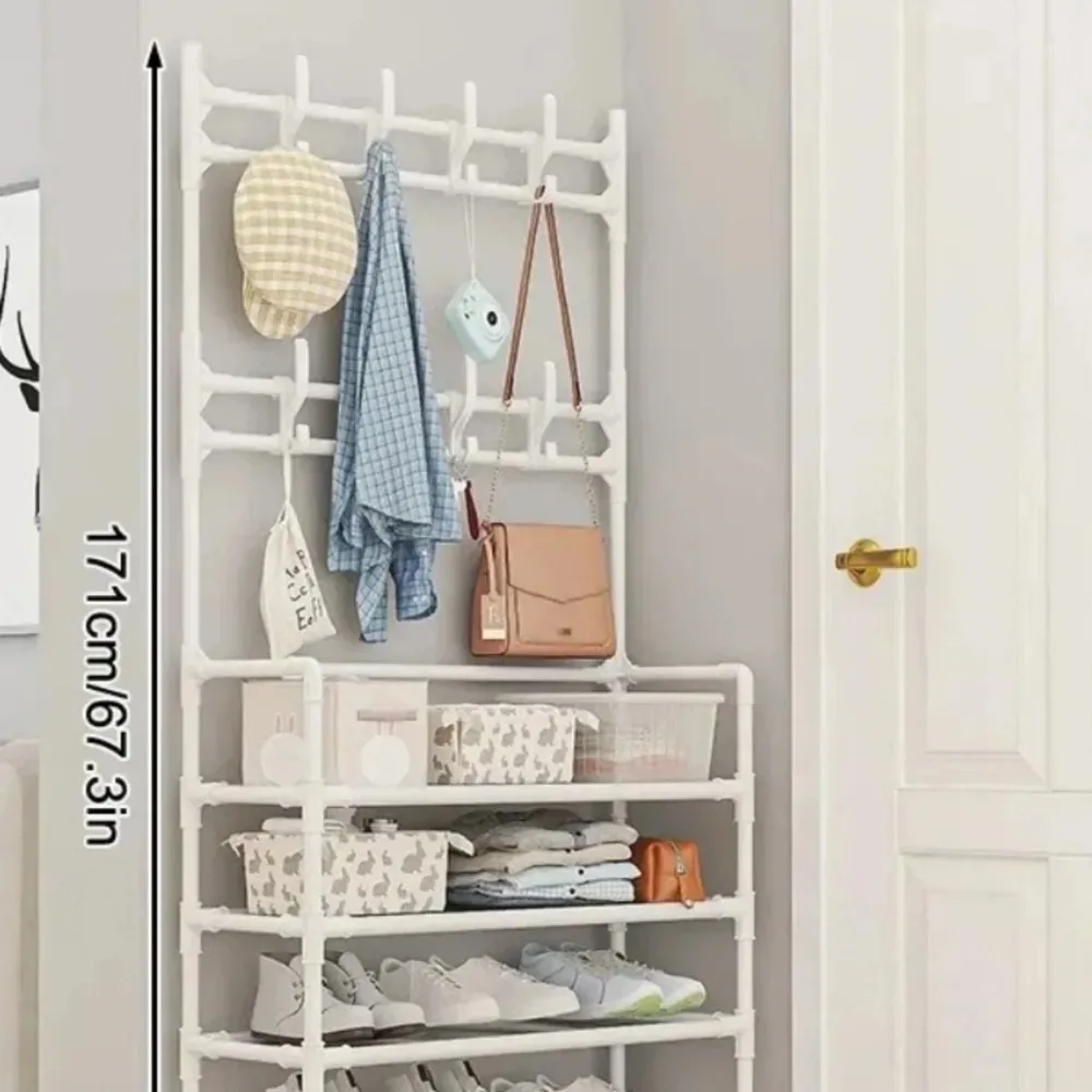 Shoe Multi-ayer Rack DIY Organizer Clothes Storage Load-bearing Organizer Hat Hanger Household Shoes  Multifunctional Shoe Rack