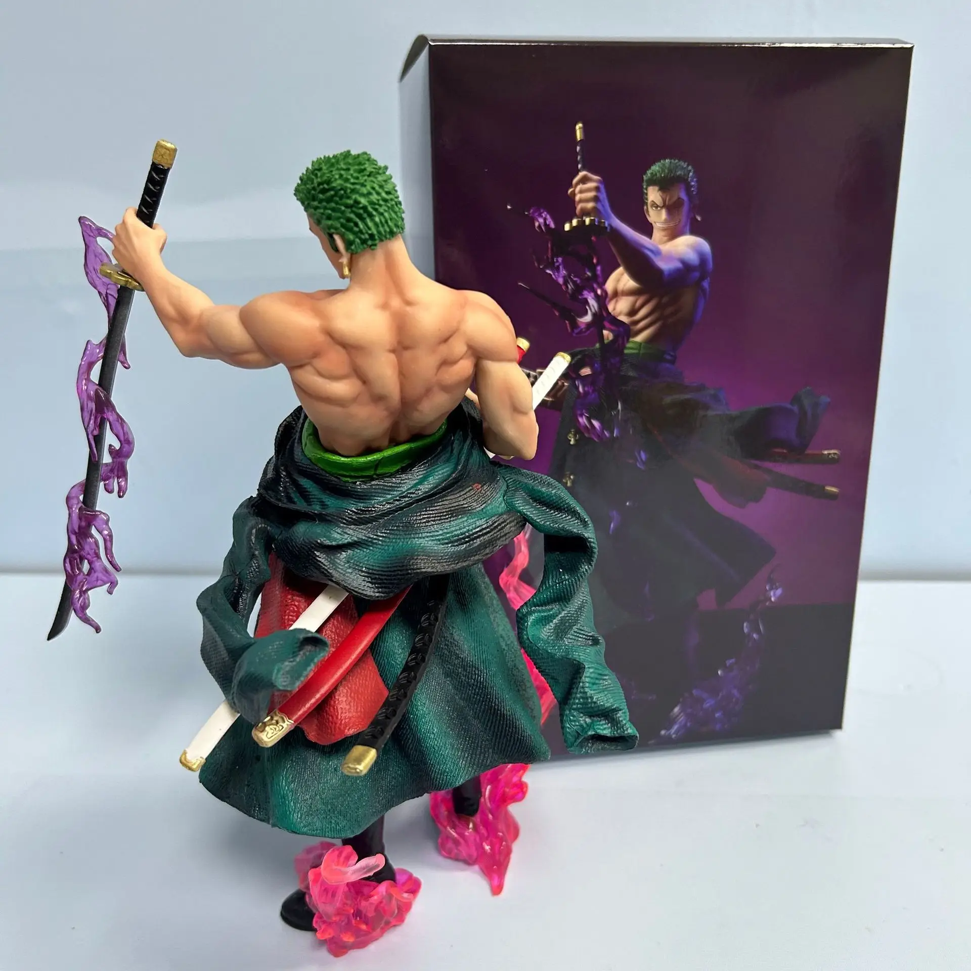 Hot Sale One Piece 50cm Roronoa Zoro Anime Action Figures Model Toys Pvc Statue Roronoa Zoro Model Statue Dolls Birthday Gift