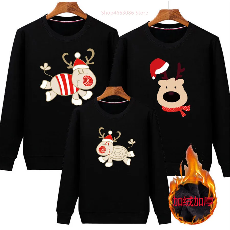 Family Look For Dad Mom And ME Father Mother Daughter Son Christmas New Year Cotton Sweater Outfits Family Matching Clothes