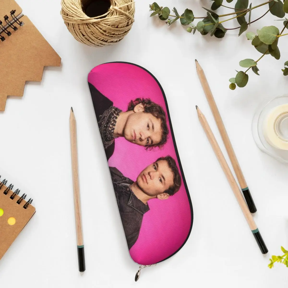 ماركوس ومارتينوس السويد النرويج يوروفيجن مقلمة حامل قلم سعة كبيرة صندوق القلم حقيبة أقلام رصاص للمدرسة الصبي فتاة