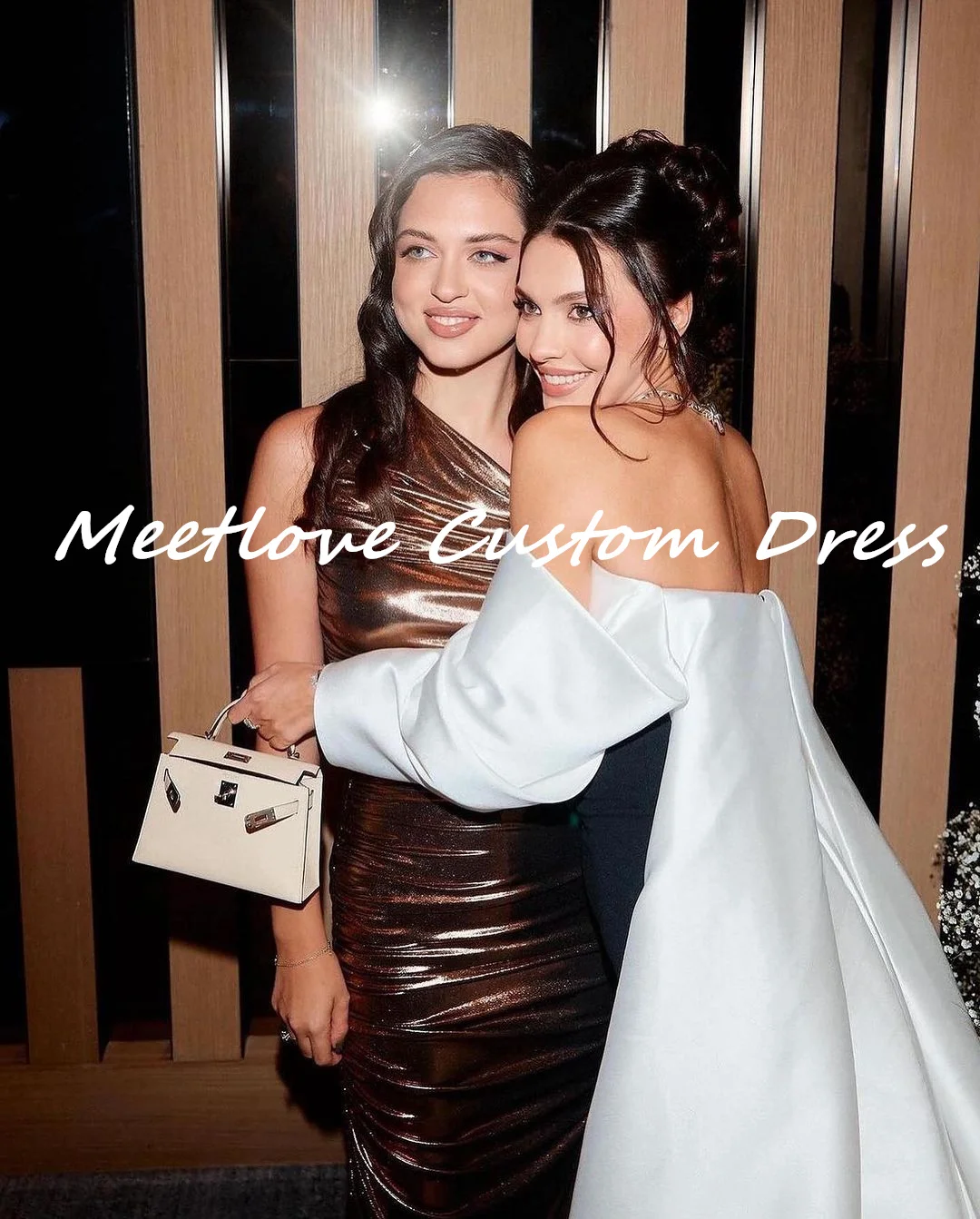 Meetlove Vestidos personalizados Vestidos elegantes y hermosos para mujer Vestidos para ocasiones formales sin tirantes Vestidos de cumpleaños de lujo