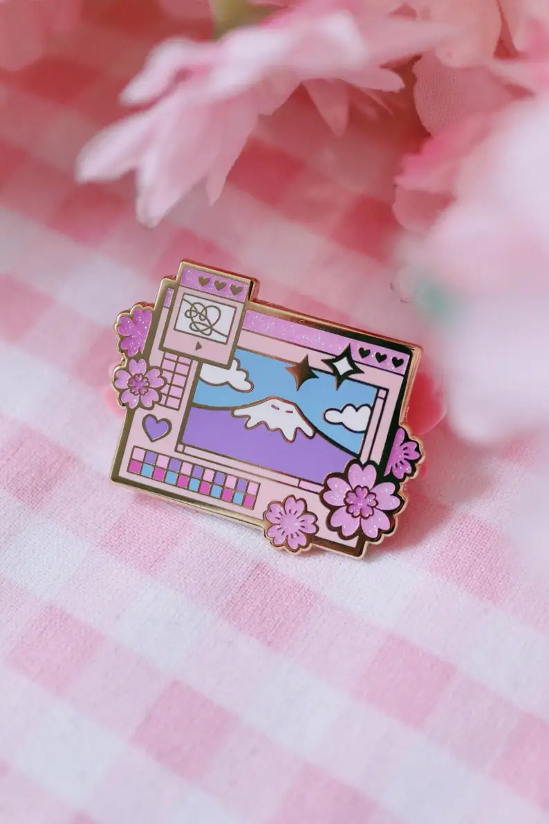 Computer Enamel pin