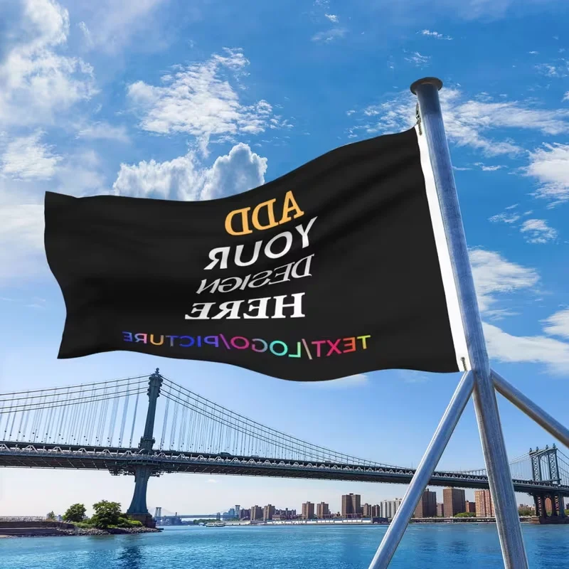 Any Size Custom Banner Flag Enterprise Logo Trade Exhibition Promotional Birthday Graduation Ceremony Festival Event Decoration