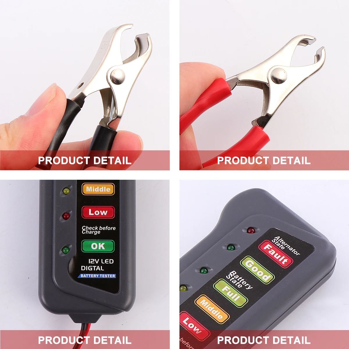 

Smart Tester Portable Led Analyzer With Six Security Protections Color Indication For Status Tools Parts