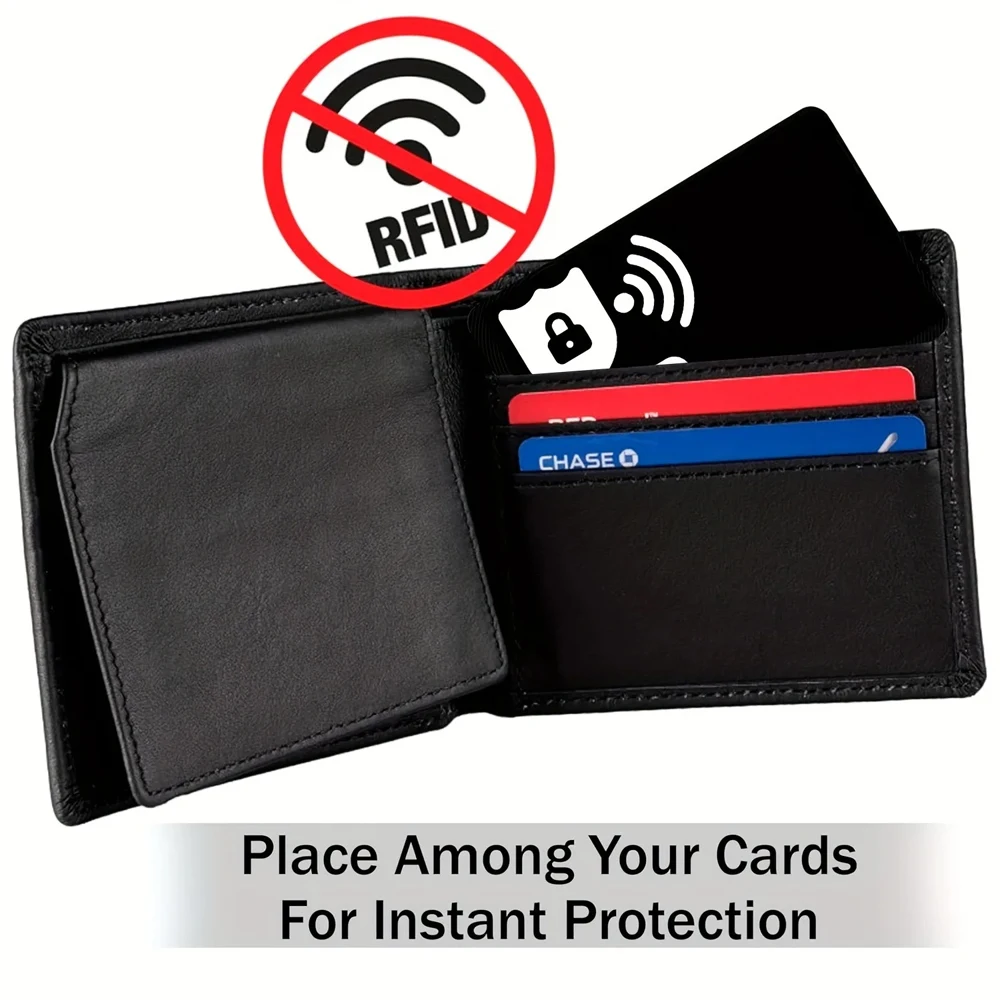 2/5Pcs Scanner Guard Card RFID Blocking Cards Contactless NFC Debit Credit Card Passport Protector Blocker Smart Anti-theft Card