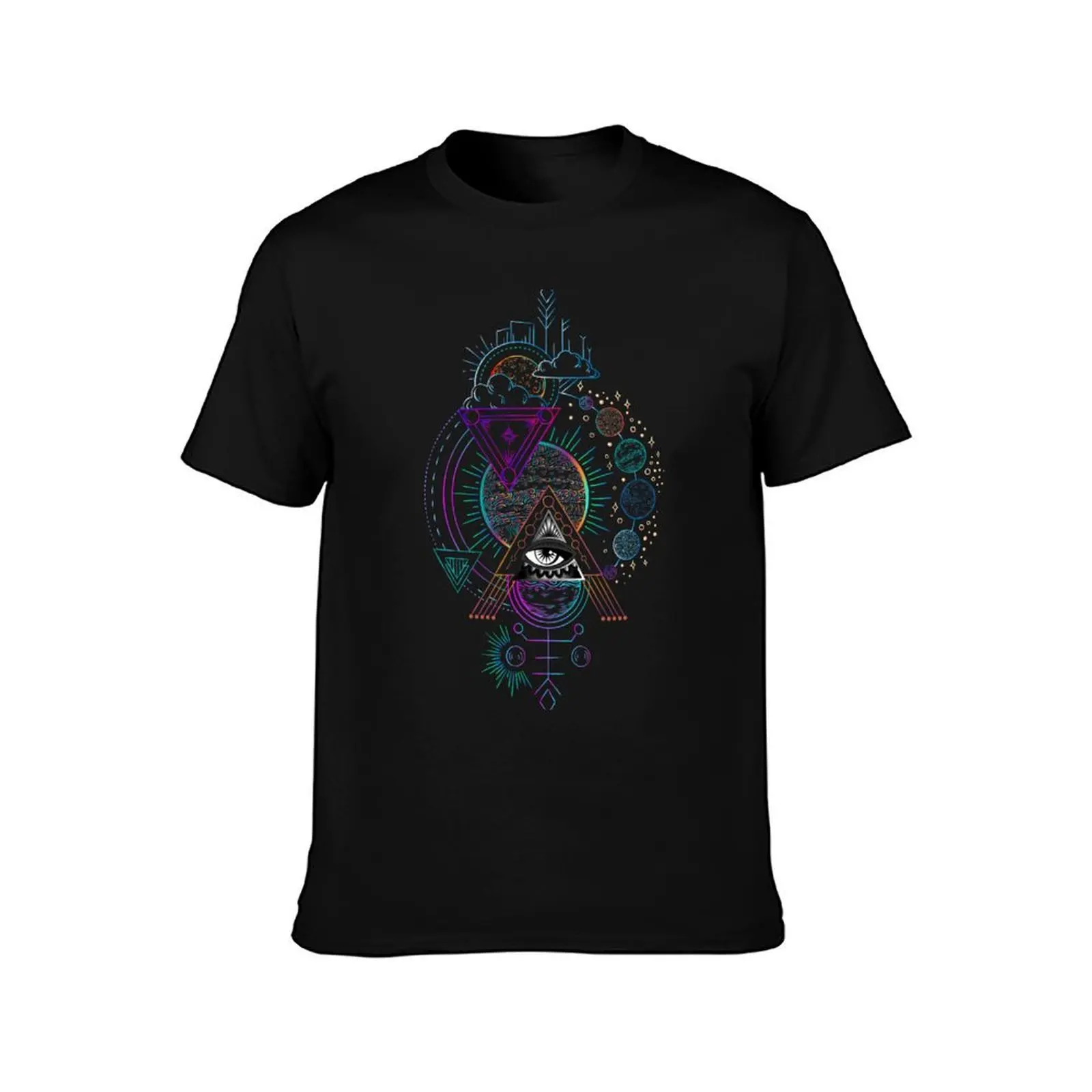 Alignment of the Planets - Eye Of Providence T-Shirt Fashion Letter Print T-Shirt