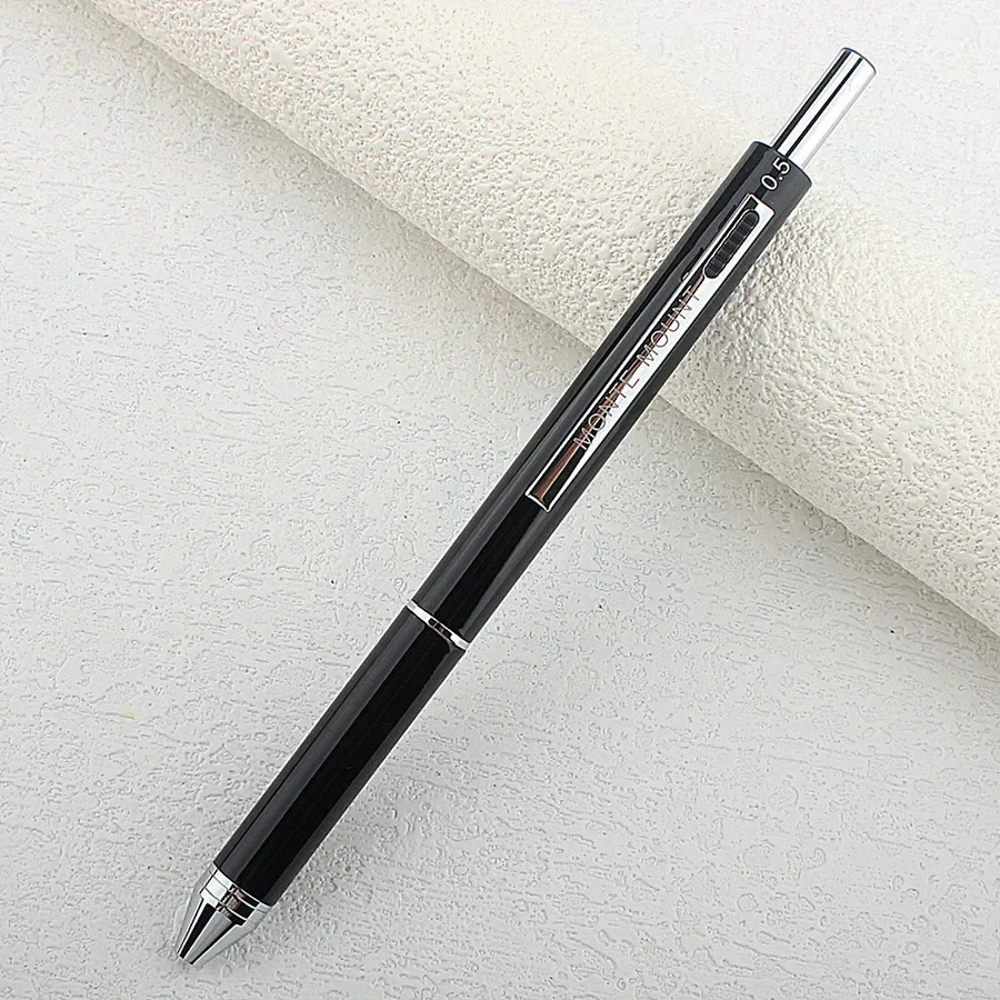 1pc/Piece, 4-in-1 Multi-color Metal Pen, Gravity Sensing, Red, Blue and Black Three-color Ballpoint Pen + Automatic Pencil