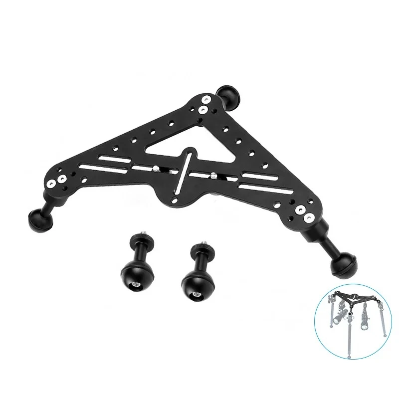 

Underwater Tripod Head for Deep Sea Diving | Corrosion-Resistant & Stable Support for DSLR/Mirrorless in Housing