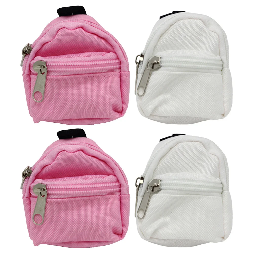 

Simulation School Bag Mini Backpack Decorative Schoolbag Ornament Backpacks Toy Cloth Dolly House Accessories for Dolls