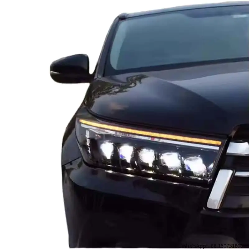 

Комплект для модификации передних фар для Kluger - Новая лампа H4 12В - 8000 люмен, совместима с европейскими и американскими автомобилями 2018-2021 годов