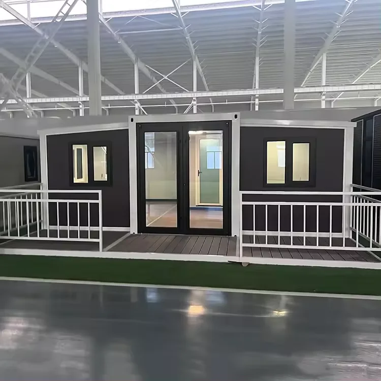 foldable and expanded container house fast assembly box expandable prefab luxury prefab villa house