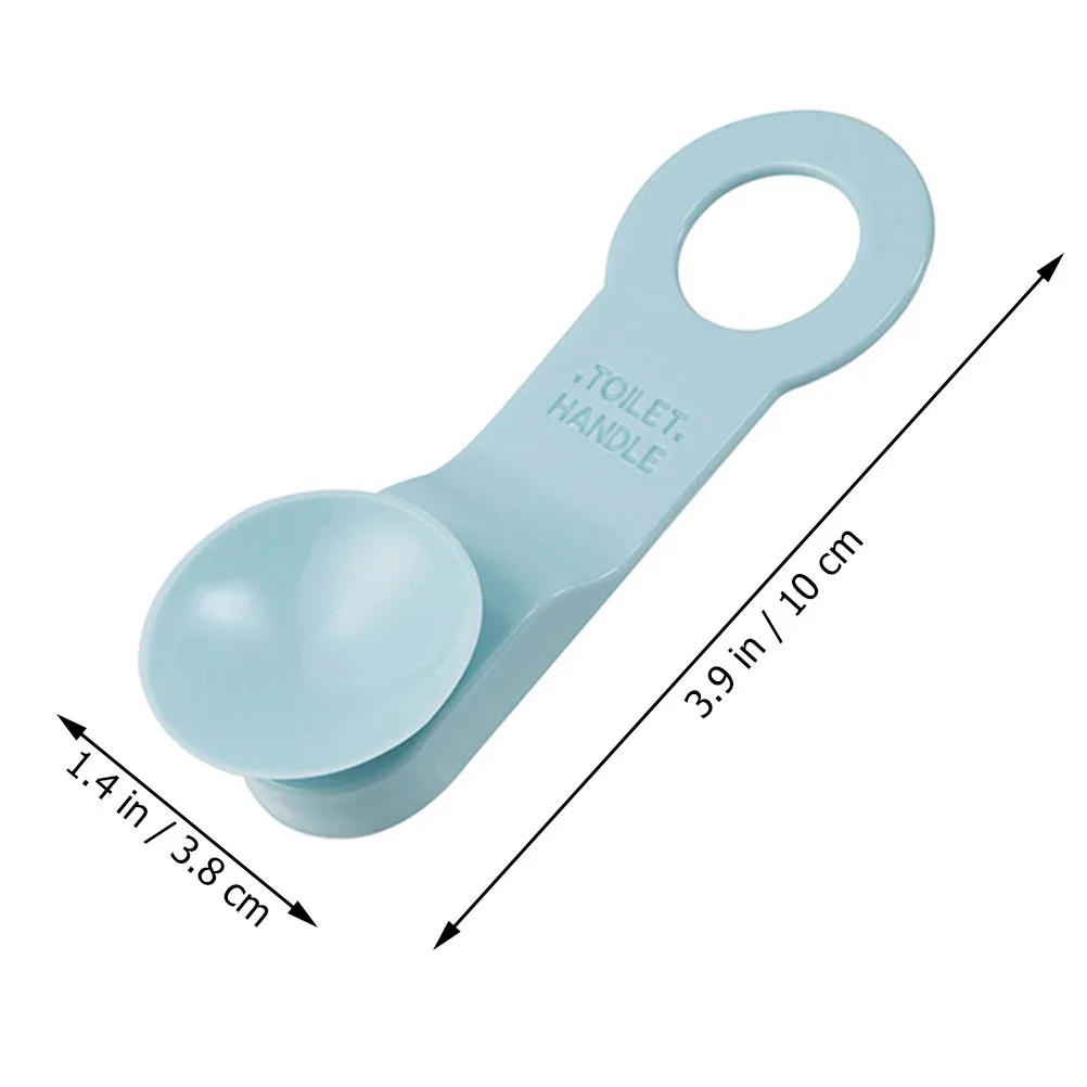 

8Pcs Toilet Seat Lifter Creative Design Easy Install Toilet Cover Lifter Handle Anti-Touching Portable Bathroom Use