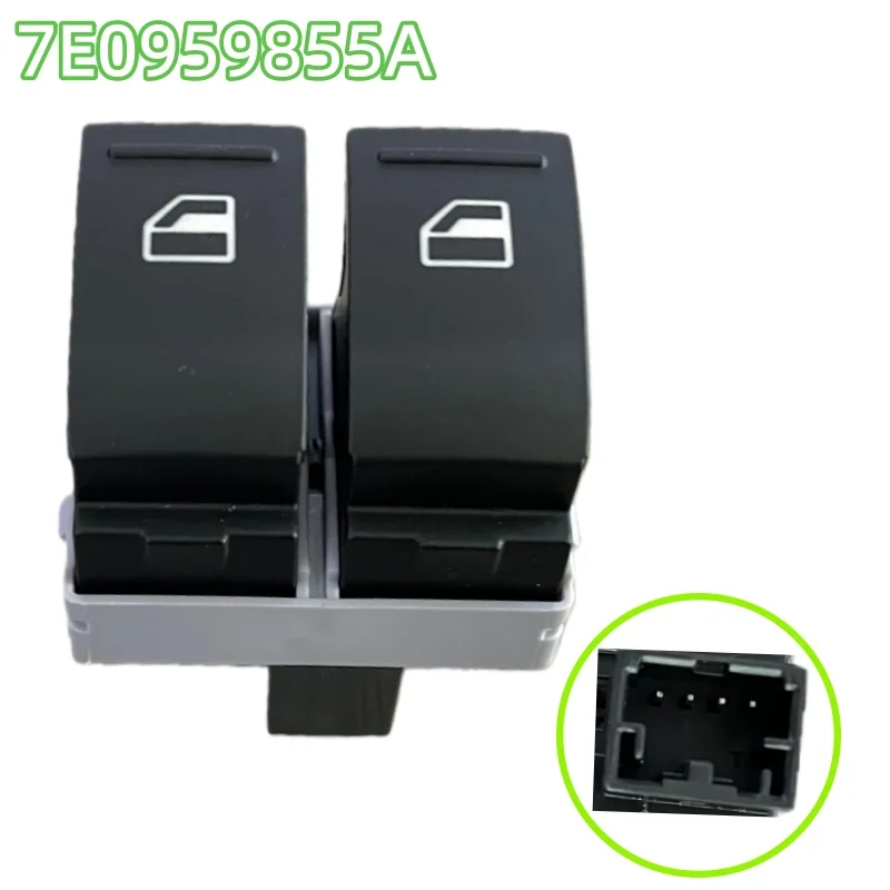 Elevador de janela de coche botón de interruptor de controle principal para VW Transporter Campmobile 7E0959855A
