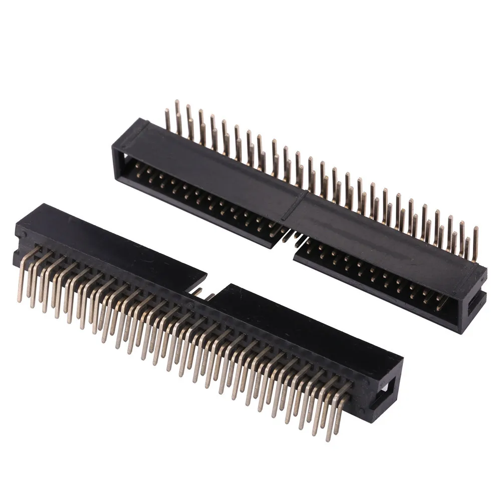 Fc 6/8/10/12/14/16/18/20/24/26/30/34/40/50/60/64pin 2,54mm Pitch Buchse IDC-Buchse Anschluss band kabel DC3 Header Stecker