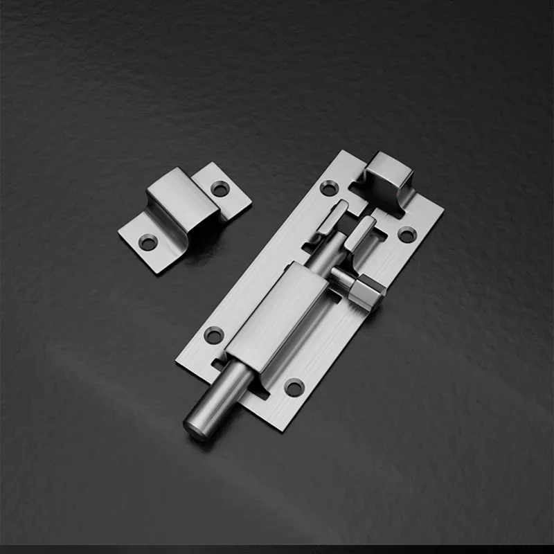 1 قطعة الفولاذ المقاوم للصدأ السلامة المفصلي قفل Soor قفل انزلاق قفل باب خزانة الملابس قفل الترباس اكسسوارات أثاث أجهزة الديكور