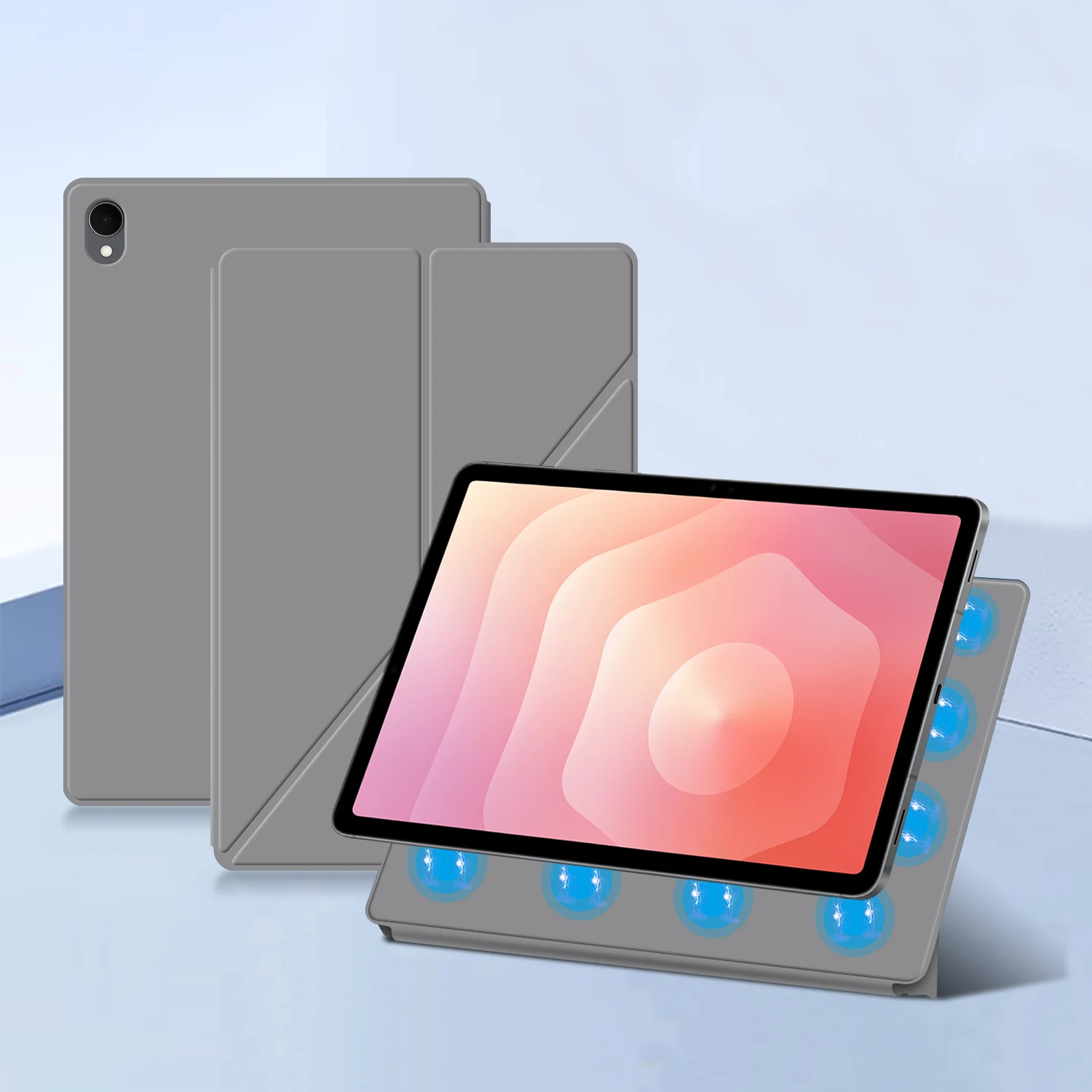 حافظة مغناطيسية لهاتف سامسونج جالاكسي تاب S11 الترا 14.6 بوصة SM-X936 لهاتف تاب S11 2025 11 "S11 Ultra 14.6'' غطاء الكتاب الذكي للكمبيوتر اللوحي