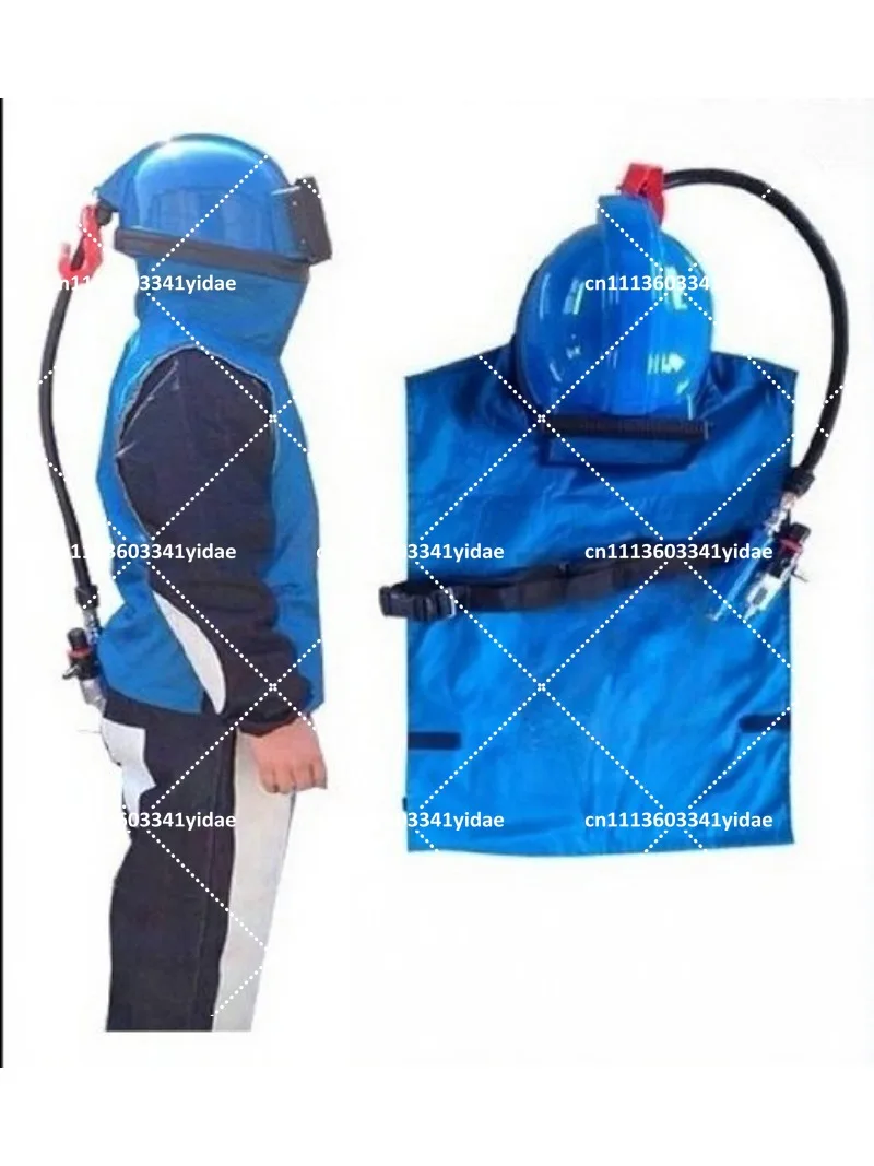 activated carbon filter purifier, complete set Full-body sandblasting suit, sandblasting helmet, adjustable temperature