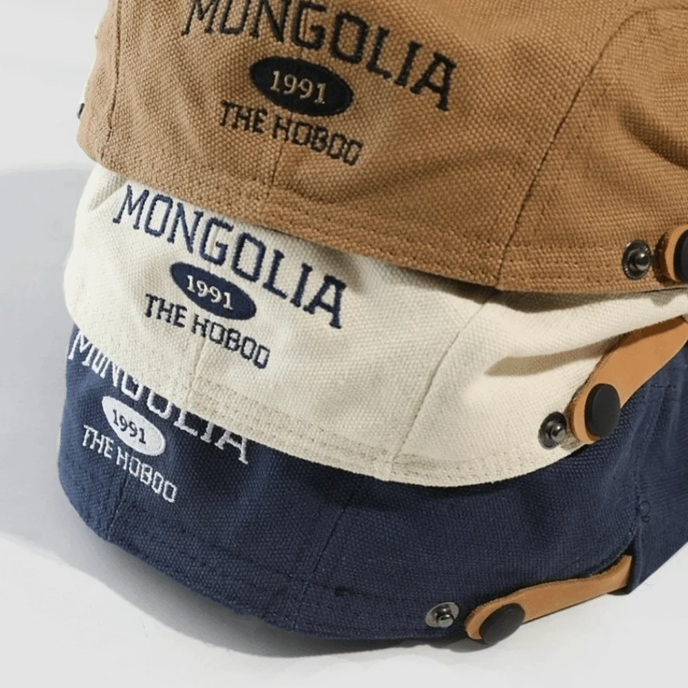 أزياء القطن إلكتروني التطريز قبعة قابل للتعديل شقة موزع الصحف قبعة كلاسيكية Y2k إلى الأمام قبعة الشارع الشهير #3