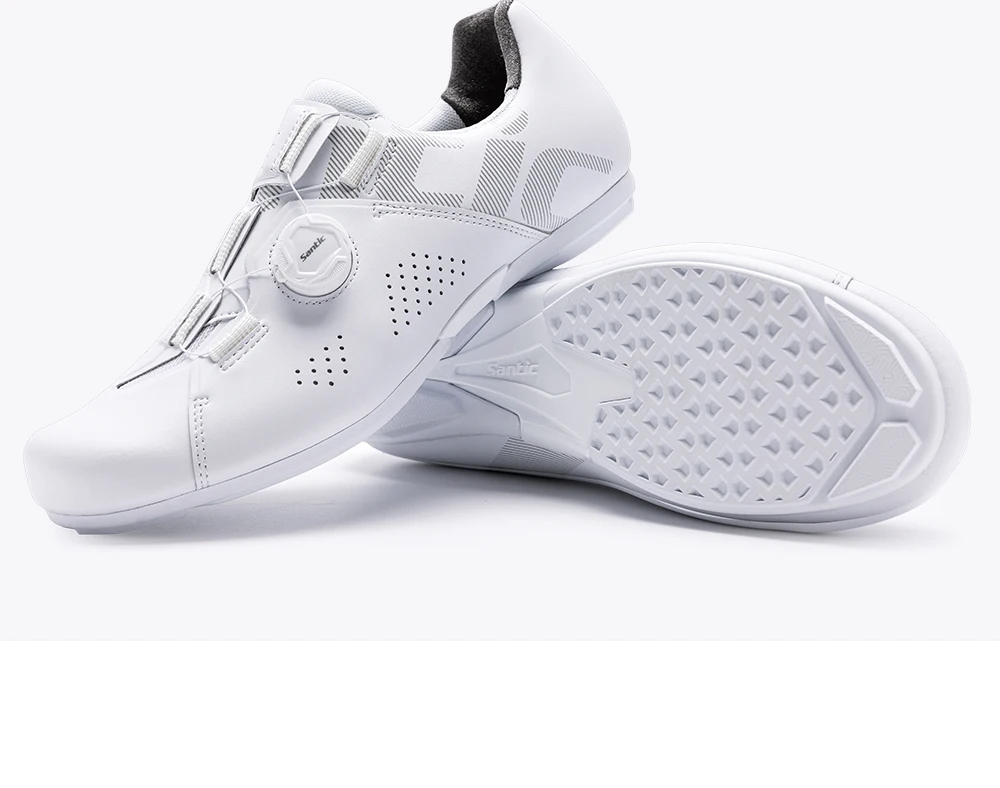 Santic Radfahren Nicht-lock Flache Schuhe Männer Outdoor Sport MTB Fahrrad Schuhe Frauen Einstellbar Casual Road Turnschuhe Komfortable Asien größe – Detail 12