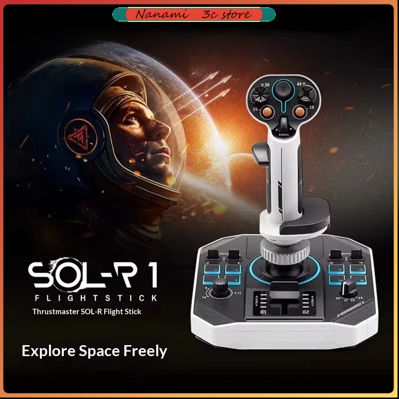 

Джойстик SOL-R1 для симуляторов полетов, контроллер самолетов, периферийное устройство DCS, джойстик Star Citizen, джойстик War Thunder с датчиком Hall, подарки