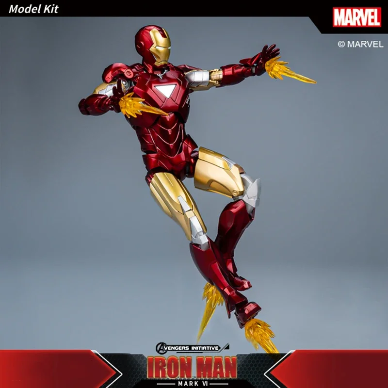 

Игрушка-конструктор Fondjoy Iron Man MK6, модель Железного человека из Мстителей, 15 см, материал ABS, масштаб 1/12, фигурки для мальчиков, подарок на день рождения