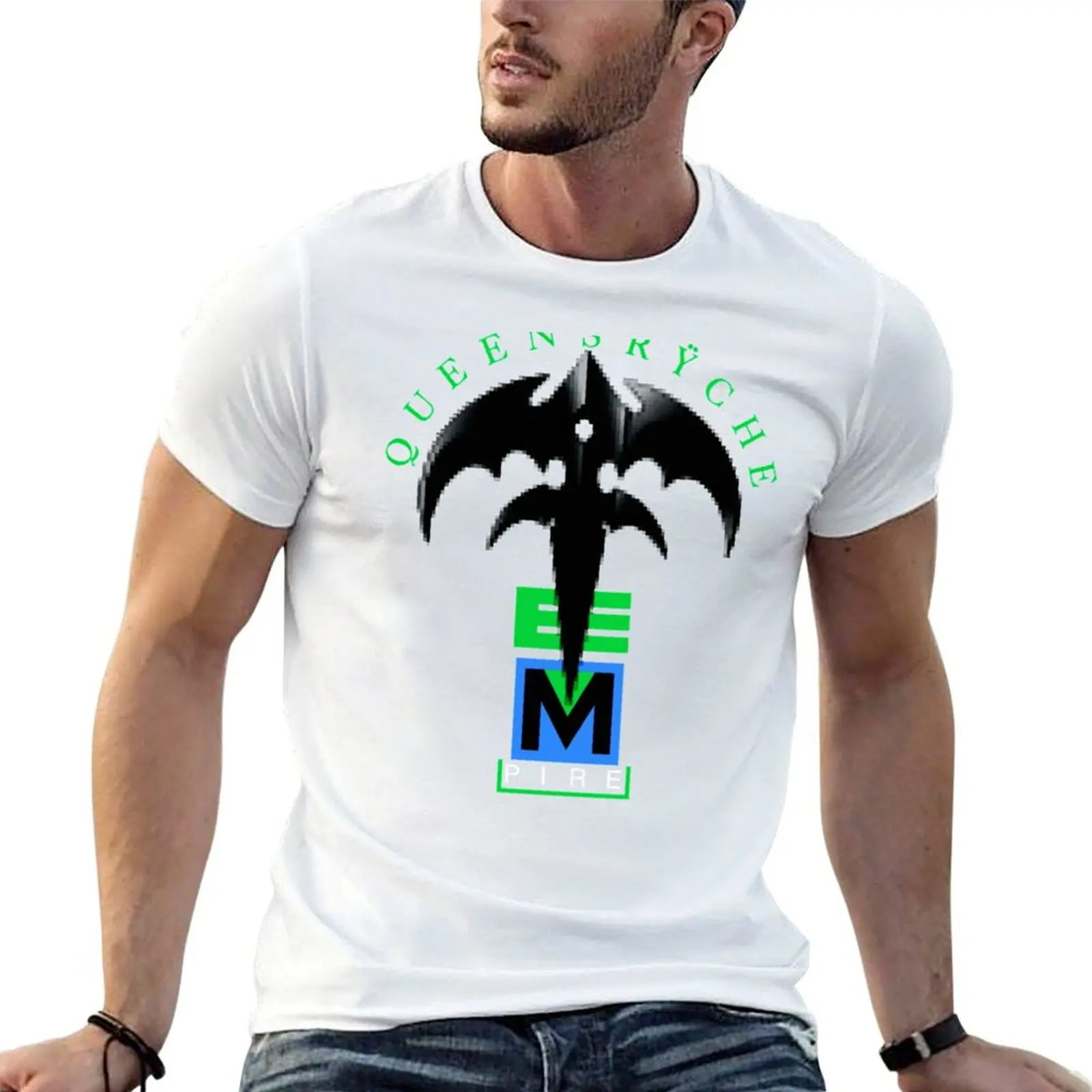 Queensryche Empire T-Shirt Labor Work Casual T-Shirt