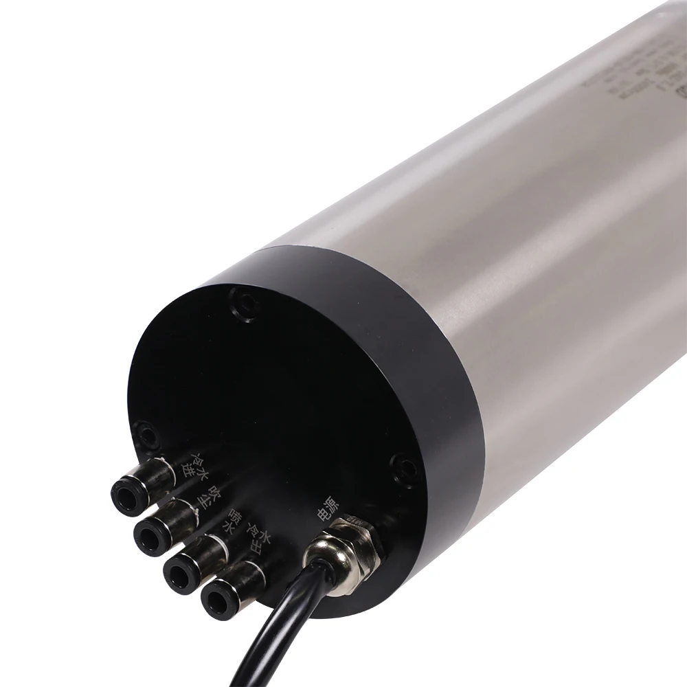 Hochgeschwindigkeits-CNC-Spindelmotor mit 7,5 kW und 24000 U/min, 800 Hz, 380 V, ER25, zum Polieren von GDK100-24Z/7,5