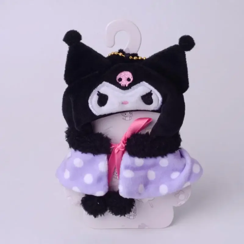 Jouet en peluche mignon Sanurgente Anime Series, Hello Kitty, Mymelody, Kuromi Cinnamoroll, Pom Pom Purin, Cape de beurre, Vêtements Kawaii, Cadeau pour bébé