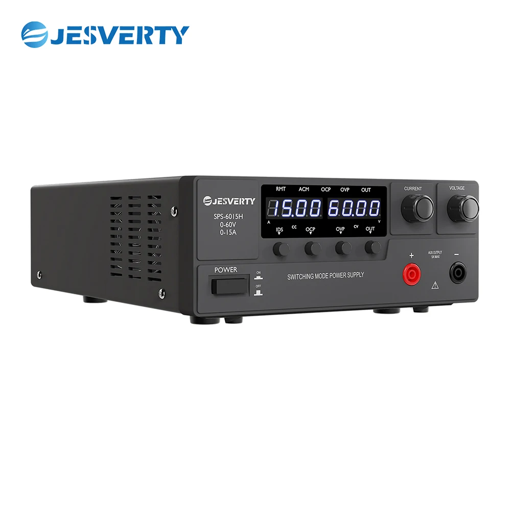 

6015H DC Power Supply Variable,0-60V 0-15A 900W Switching DC Regulated Bench Power Supply with Encoder Knob,Output On/Off Switch