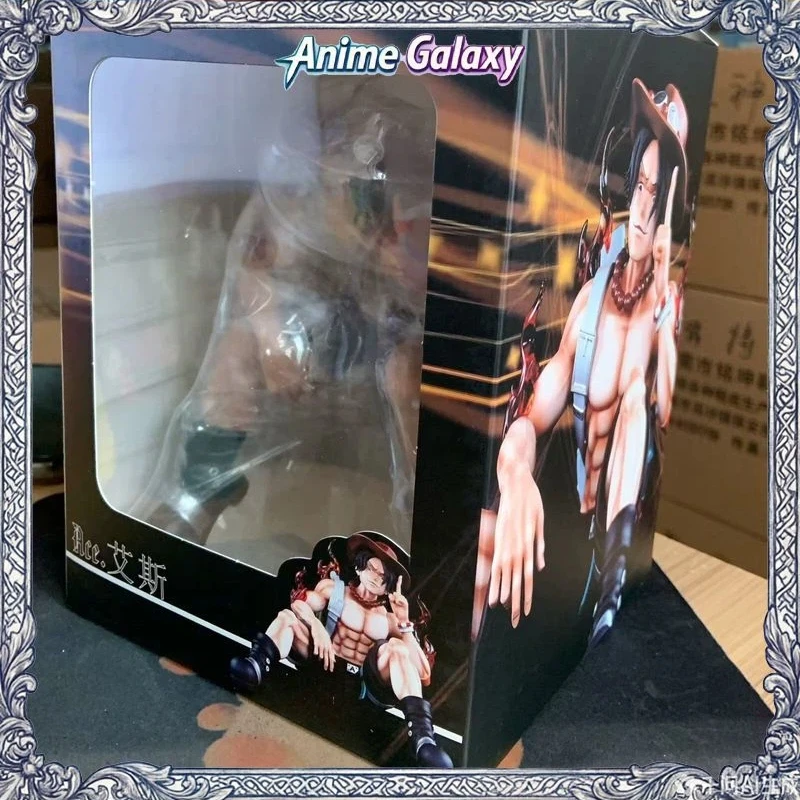 

Коллекционная аниме-фигурка One Piece: Эйс сидячий (высококачественная двойная скульптура со сменными руками), украшение для рабочего стола