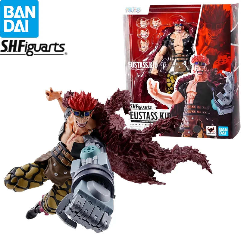 

В наличии BANDAI SHF ONE PIECE S.H. Фигуртс эустас. Экшн-модель из аниме «Малыш рейд на Onigashima», коллекционные игрушки, подарок