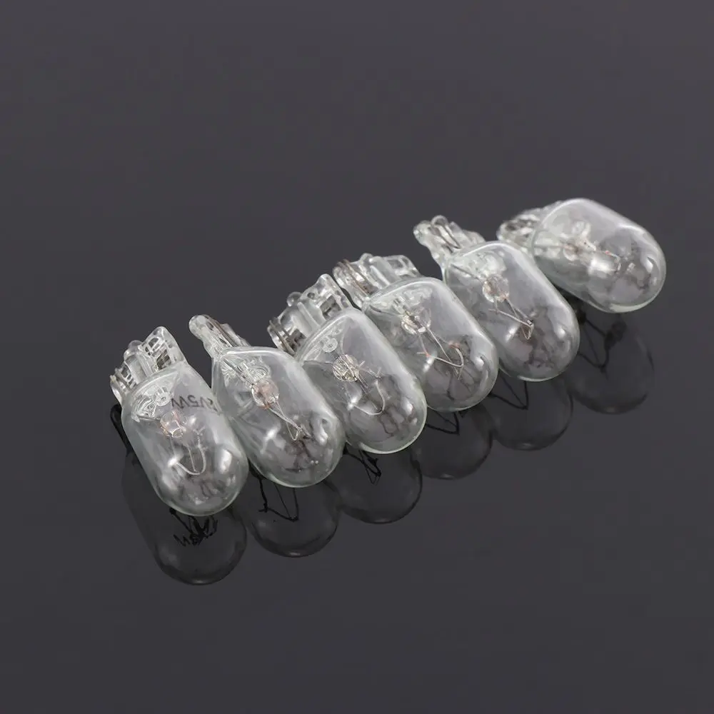 Warm White T10 W5W 194 168 5W Halogen Bulbs License Plate Lights Signal Light Width Lamp