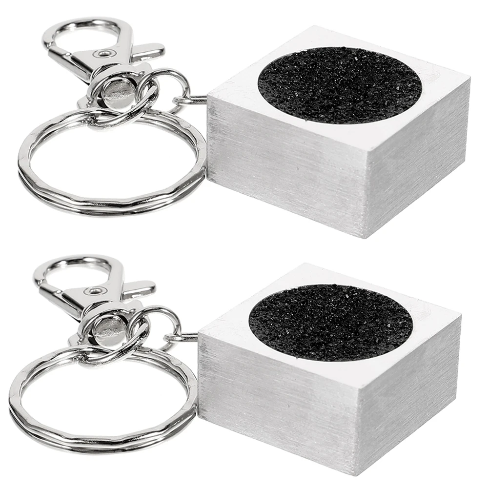 

2 Pcs Pool Cue Sander Shaper Head Billiards Accessories Tool Tip Snooker Stick Scalp