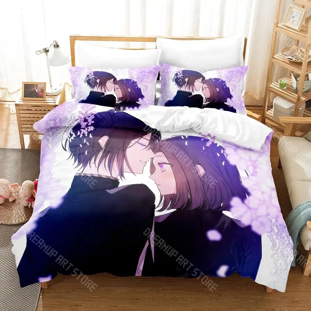 3D Printed Dairoku: Agents of Sakuratani Bedding Set for Boys Girls Duvet Cover Twin Queen King Full Single Double Sizes