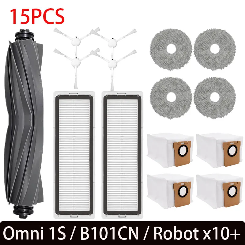 Voor xiaomi x10 plus accessoires Mijia Omni 1S B101CN Robot Vacuüm Belangrijkste Zijborstel Filter Mop Dreame L10s Ultra / S10 Pro Onderdelen