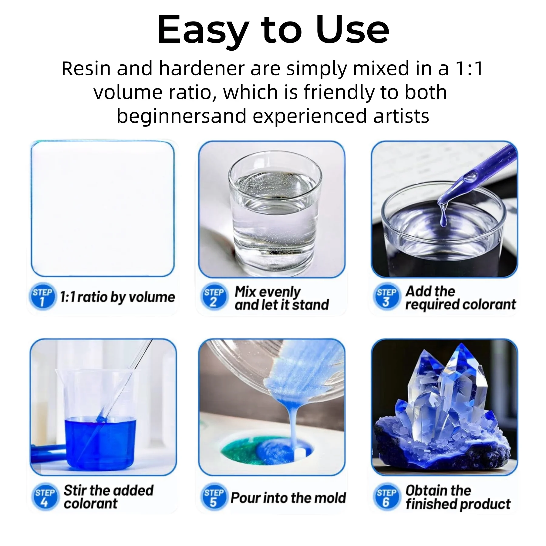 Epoksi Reçine Kiti 32OZ, Güçlü - Resin Art Easy incelemesi ve fiyatı